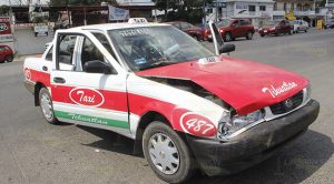 Cuatro mujeres lesionadas en choque