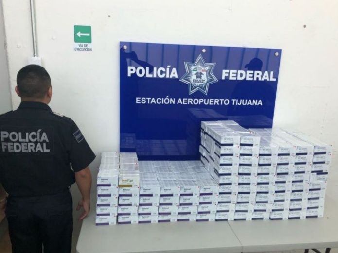 Más de 40 mil pastillas de narcótico fueron aseguradas por la PF