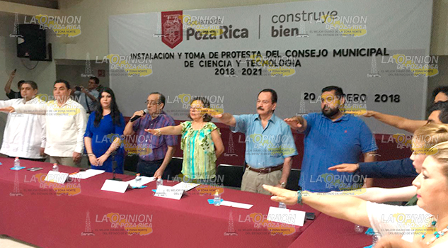 Toma de protesta del Consejo Municipal de Ciencia y Tecnologia