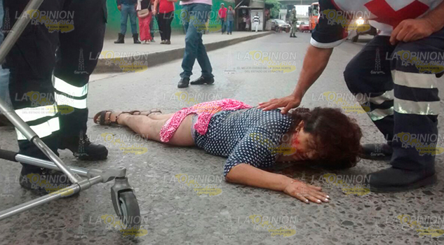 Autobús atropella a mujer en el bulevar Central Poniente Autobús Atropella Mujer Bulevar Central Poniente