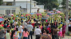 Celebran Domingo de Ramos en Álamo Celebran Domingo Ramos Álamo
