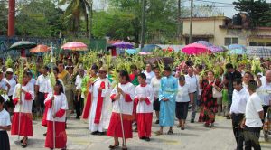 Celebran Domingo de Ramos en Álamo Celebran Domingo Ramos Álamo