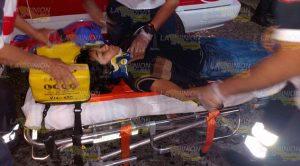 Choque de taxis deja dos personas lesionadas Choque Taxis Personas Lesionadas