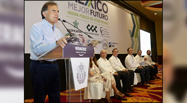 Estabilidad atrae inversión: Miguel Ángel Yunes