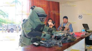 Ejército Mexicano lleva acabo simulacro de amenaza de artefacto explosivo Ejército Mexicano Simulacro Amenaza Artefacto Explosivo