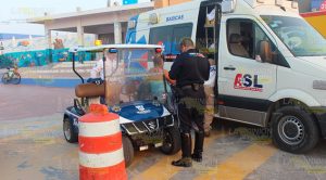 Mapache muerde a turista en Escollera de Playa Miramar Mapache Muerde Turista Escollera Playa Miramar