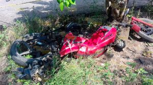 Se mata al impactar su moto contra un árbol Mata Impactar Moto Árbol