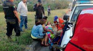 Madre e hija heridas en choque en la autopista Niña Herida Accidente