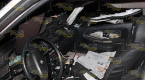 Taxi se accidenta en la carretera Poza Rica-Cazones Taxi Accidenta Carretera Poza Rica Cazones