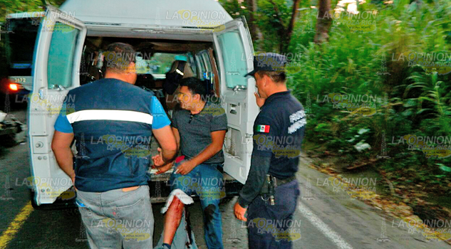 Enfermera lesionada tras aparatoso accidente