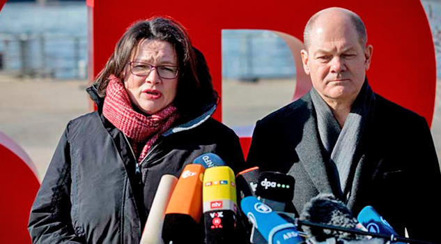 El destino de Merkel depende de voto socialdemócrata