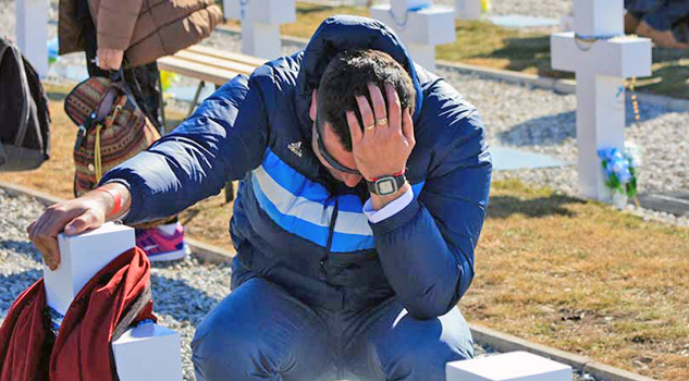 Luego de 36 años, despiden a soldados argentinos en Malvinas