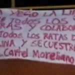 Amenaza en mantas para huachicoleros