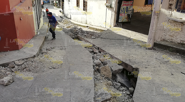 Sin permisos realizan obra
