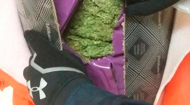 Asegura PF de Veracruz rollos de tela rellenos de mariguana Asegura PF Veracruz Rollos Tela Rellenos Mariguana