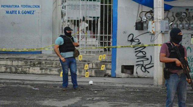 Hombre armado irrumpe escuela en Tamaulipas y dispara contra estudiantes
