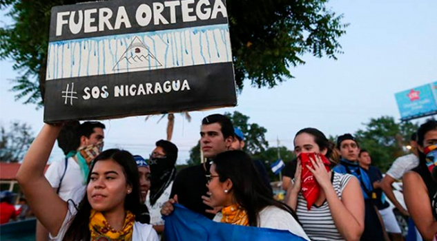 Estudiantes Nicaragüenses Quieren Paz Exigen Salida Presidente