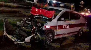 Taxi Impacta Contra Tráiler Casitas