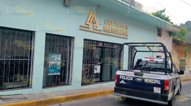 Asaltan Caja Popular Mexicana en Papantla