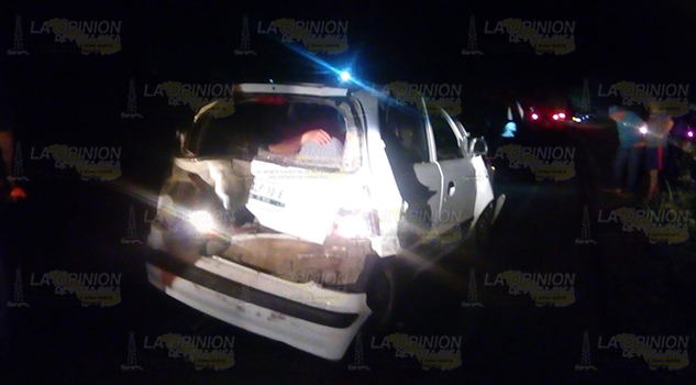 Fuerte carambola vehicular sobre la Tuxpan-Tampico