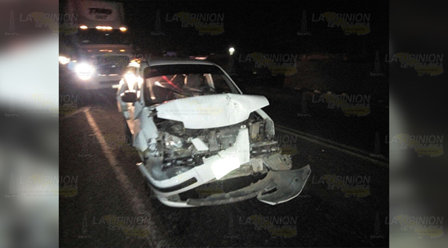 Fuerte carambola vehicular sobre la Tuxpan-Tampico