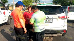 Accidente sobre el Boulevard Petromex