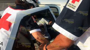 Accidente sobre el Boulevard Petromex Accidente Taxi Camioneta Avenida Petromex