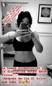 Aislinn Derbez muestra cómo ha recuperado su figura