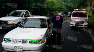 Policía Impactado Camioneta Repartidora