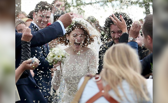 Rose Leslie y Kit Harington de ‘Game of Thrones’ se casan