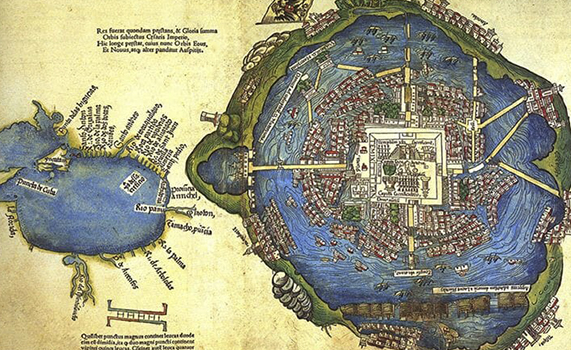Este es el mapa más antiguo que se tiene sobre Tenochtitlan, hoy la Ciudad de México!