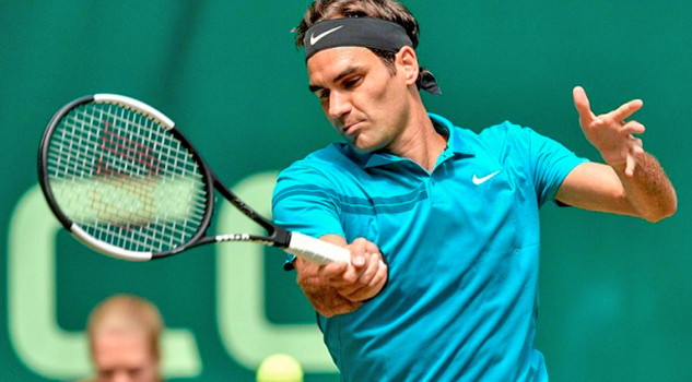 Con paso firme, Federer a la semifinal en Halle