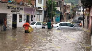 Lluvias causan estragos en Papantla Lluvia Papantla, Inundación
