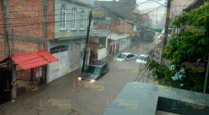 Lluvias causan estragos en Papantla Lluvia Papantla, Inundación