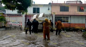 Lluvias causan estragos en Papantla Lluvia Papantla, Inundación
