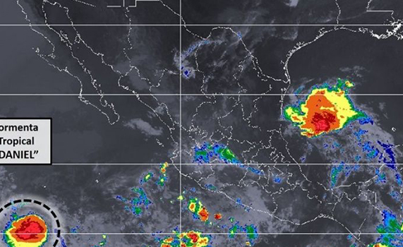 Tormenta tropical Daniel se forma en el Pacífico
