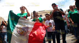 Así celebraron el triunfo de México en la Capital de Veracruz Xalapa Veracruz México Triúnfo Mundial Rusia 2018