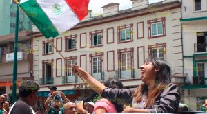 Así celebraron el triunfo de México en la Capital de Veracruz Xalapa Veracruz México Triúnfo Mundial Rusia 2018
