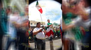 Así celebraron el triunfo de México en la Capital de Veracruz Xalapa Veracruz México Triúnfo Mundial Rusia 2018