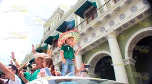 Así celebraron el triunfo de México en la Capital de Veracruz Xalapa Veracruz México Triúnfo Mundial Rusia 2018
