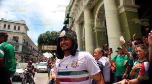 Así celebraron el triunfo de México en la Capital de Veracruz Xalapa Veracruz México Triúnfo Mundial Rusia 2018