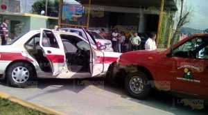 Fuerte choque deja un herido, el inculpado trató de escapar