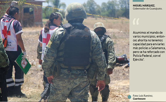 Sumido en violencia, Guanajuato se queda sin policías: Salamanca contrata a guardias privados
