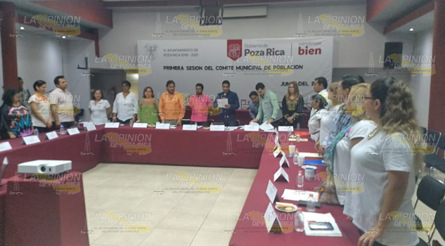En primera sesión del comité municipal de Población, toman protesta de manera oficial los integrantes