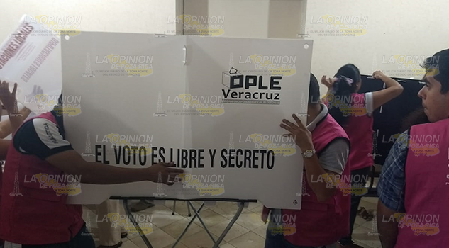 Revisan el estado del material electoral