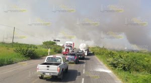 Ola de incendios en zona portuaria de Tuxpan