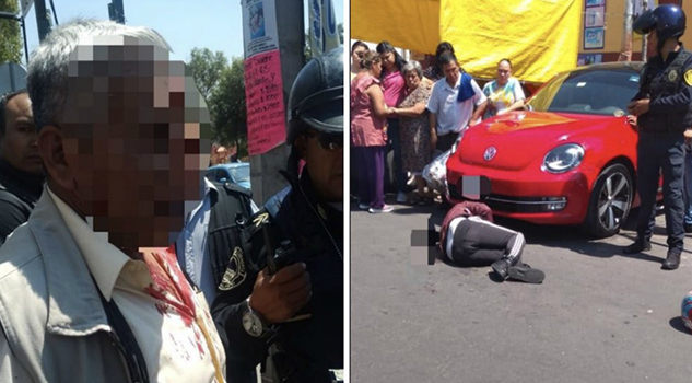 Video: Militar retirado a sus asaltantes los desarmó, les disparó y fue detenido