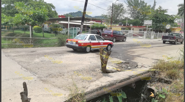 Puente a punto de colapsar