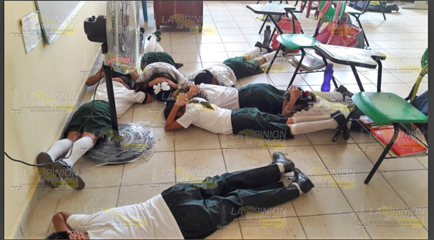 ¡Balazos en escuela ocasionó gran temor! Aunque se trató de un simulacro