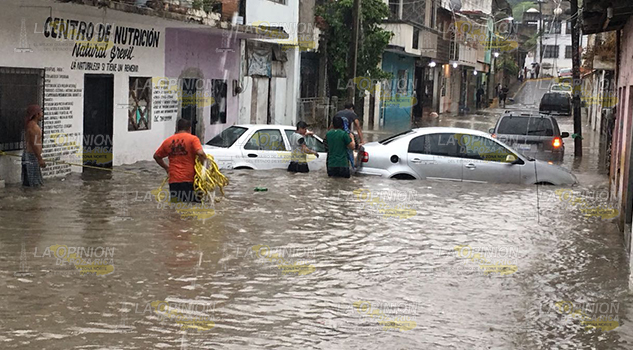Las fuertes lluvias causaron daños